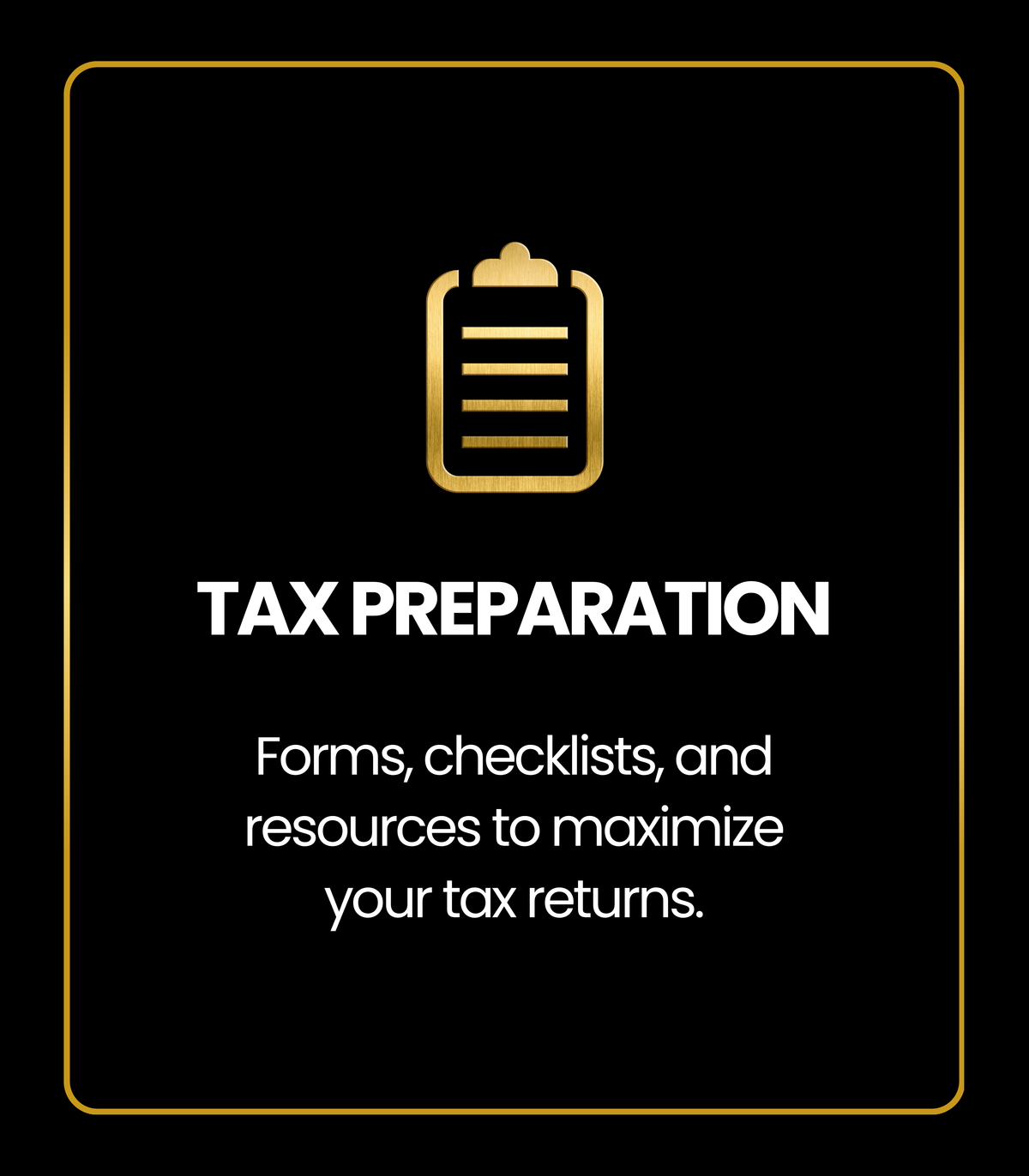 TAX PREPARATION