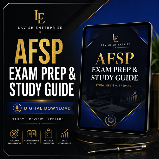 AFSP Certification Prep Resource